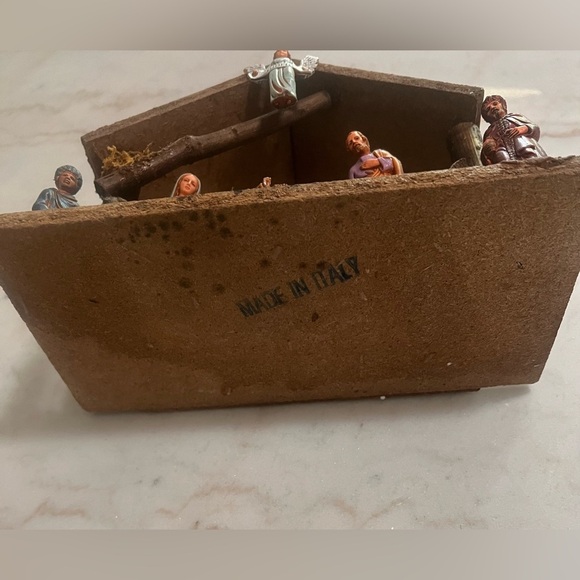 Handcrafted Vintage Made In Italy Hand painted Nativity Three Wise Men Beautiful - Picture 4 of 16